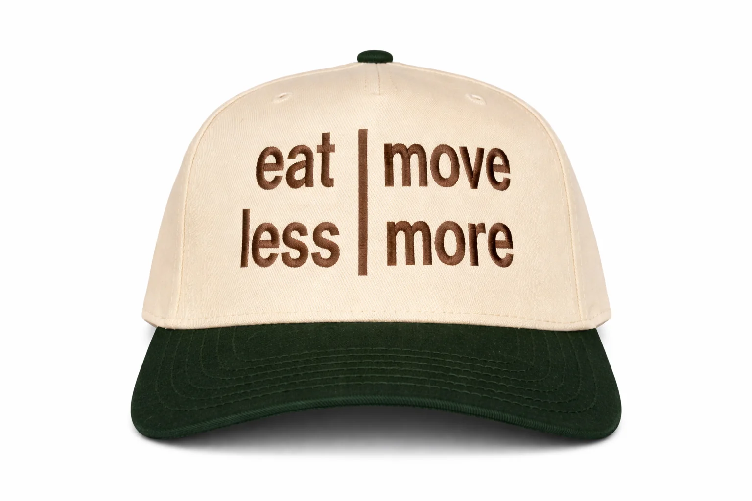 Eat Less Move More Hat Classic Fit - Image 2